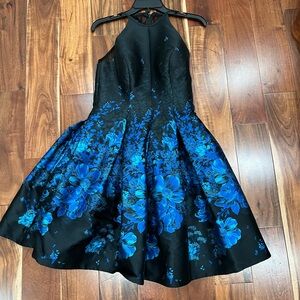 BLUE AND BLACK FAIRY-LIKE DRESS🧚‍♀️👗🩵🖤